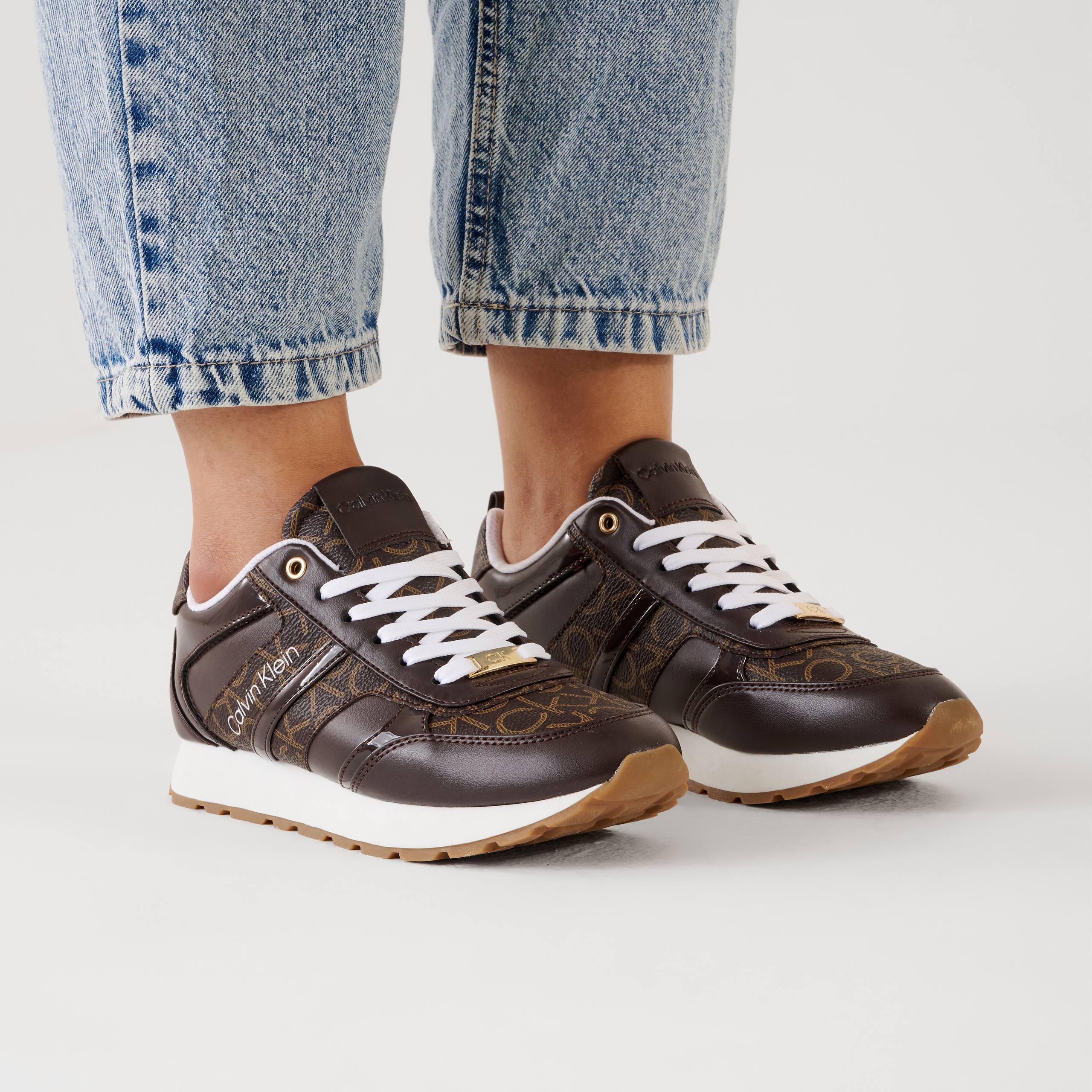 Calvin Klein Carlla Sneakers Women - Brown